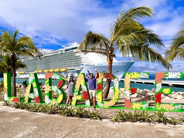 Royal Caribbean's Dragon's Fire Flight Line in Labadee