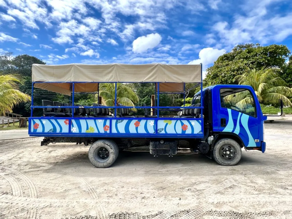 Royal Caribbean's Dragon's Fire Flight Line in Labadee