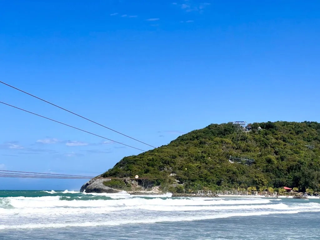 Royal Caribbean's Dragon's Fire Flight Line in Labadee