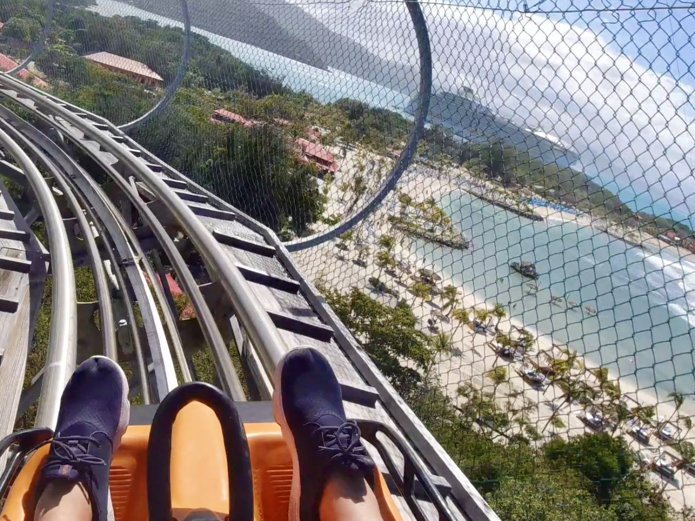 Royal Caribbean’s Dragon’s Tail Coaster in Labadee Review