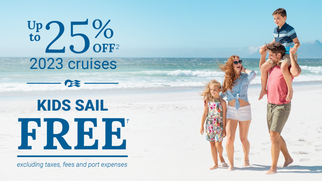Princess Cruises New Kids Sail Free Promotion