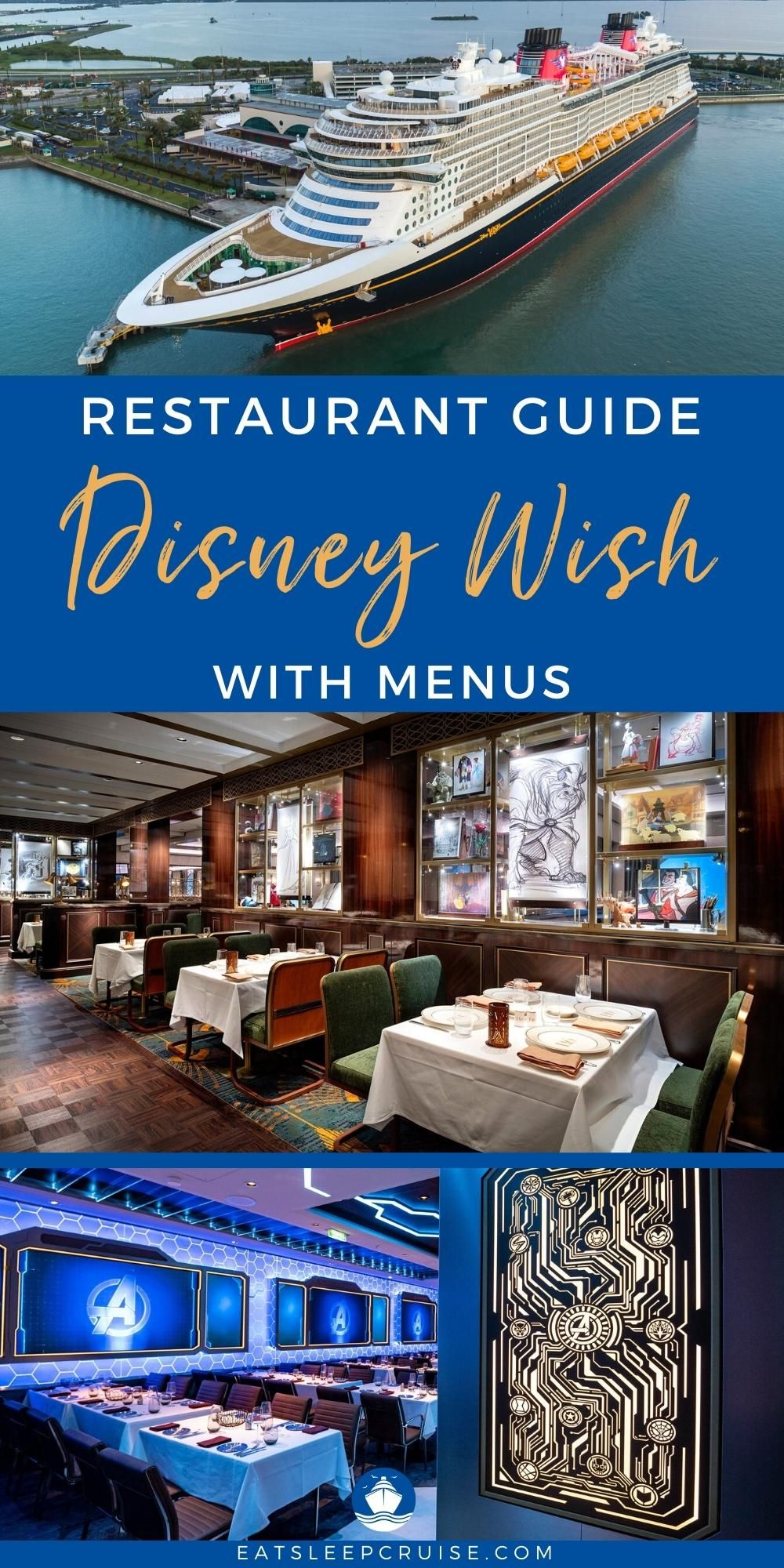 Disney Wish Restaurants Guide With Menus