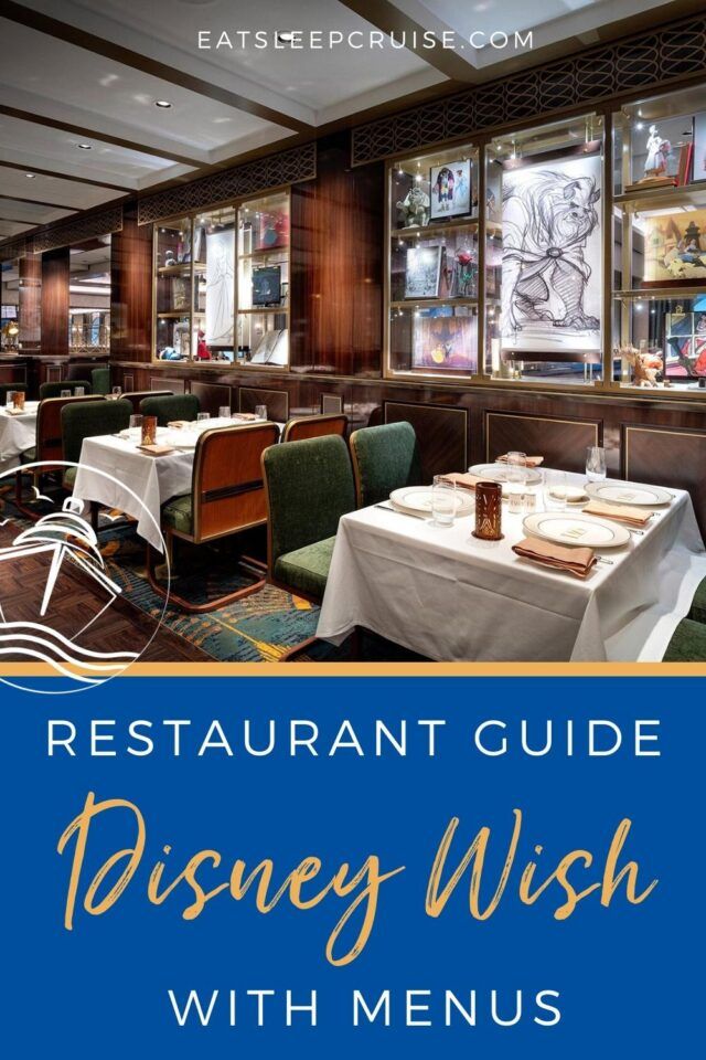 Disney Wish Restaurants Guide With Menus