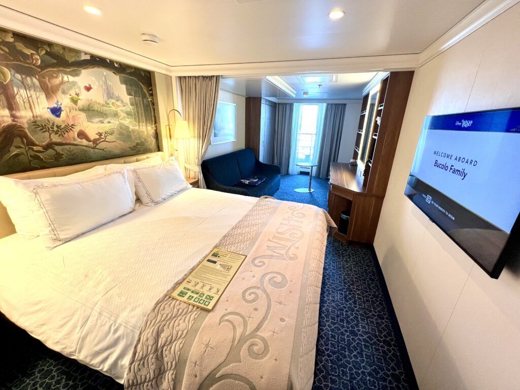 Disney Wish Deluxe Family Oceanview Stateroom With Verandah Review