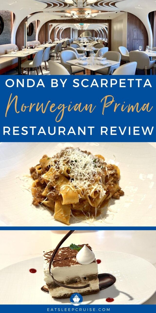 We Just Dined at Onda on Norwegian Prima - EatSleepCruise.com