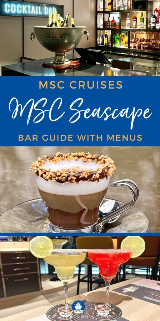 msc yacht club seascape menu
