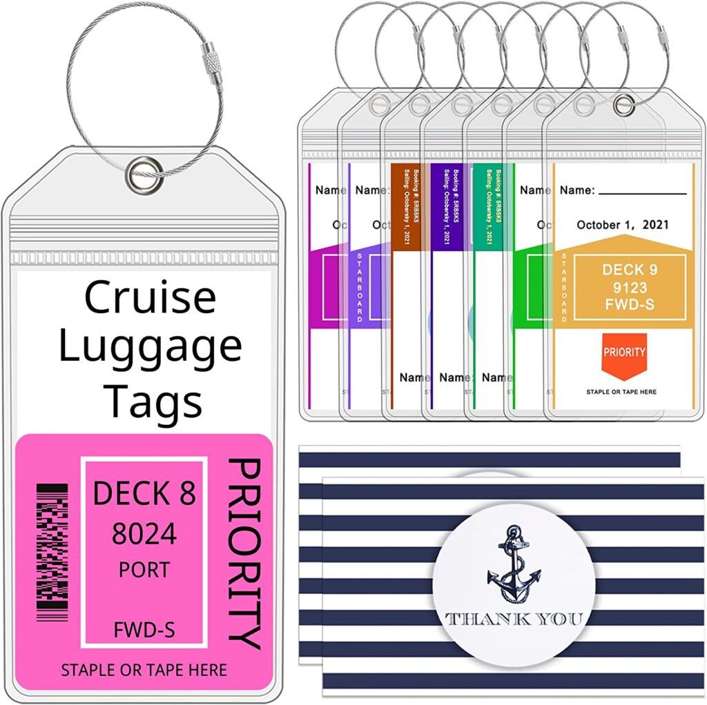 how to use cruise luggage tags