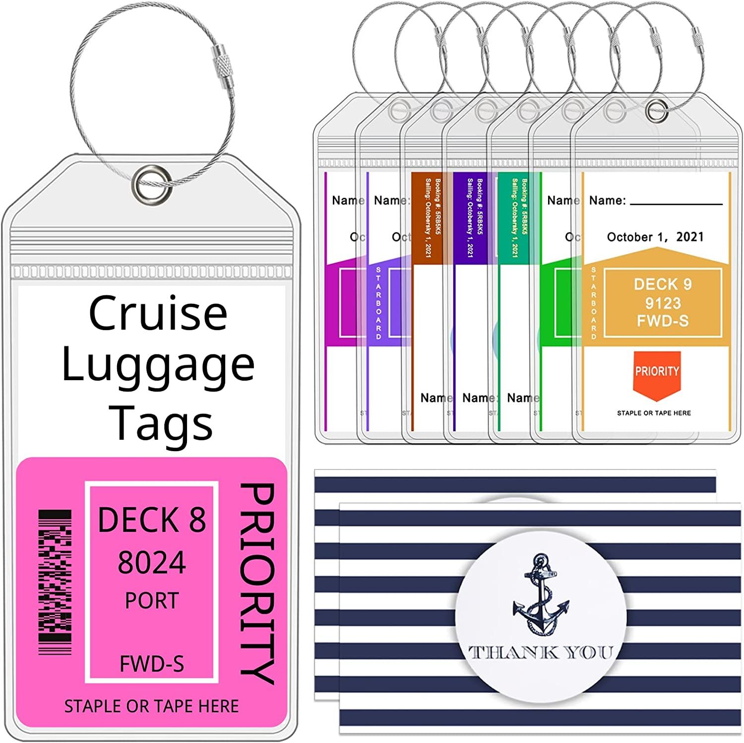 make cruise luggage tags