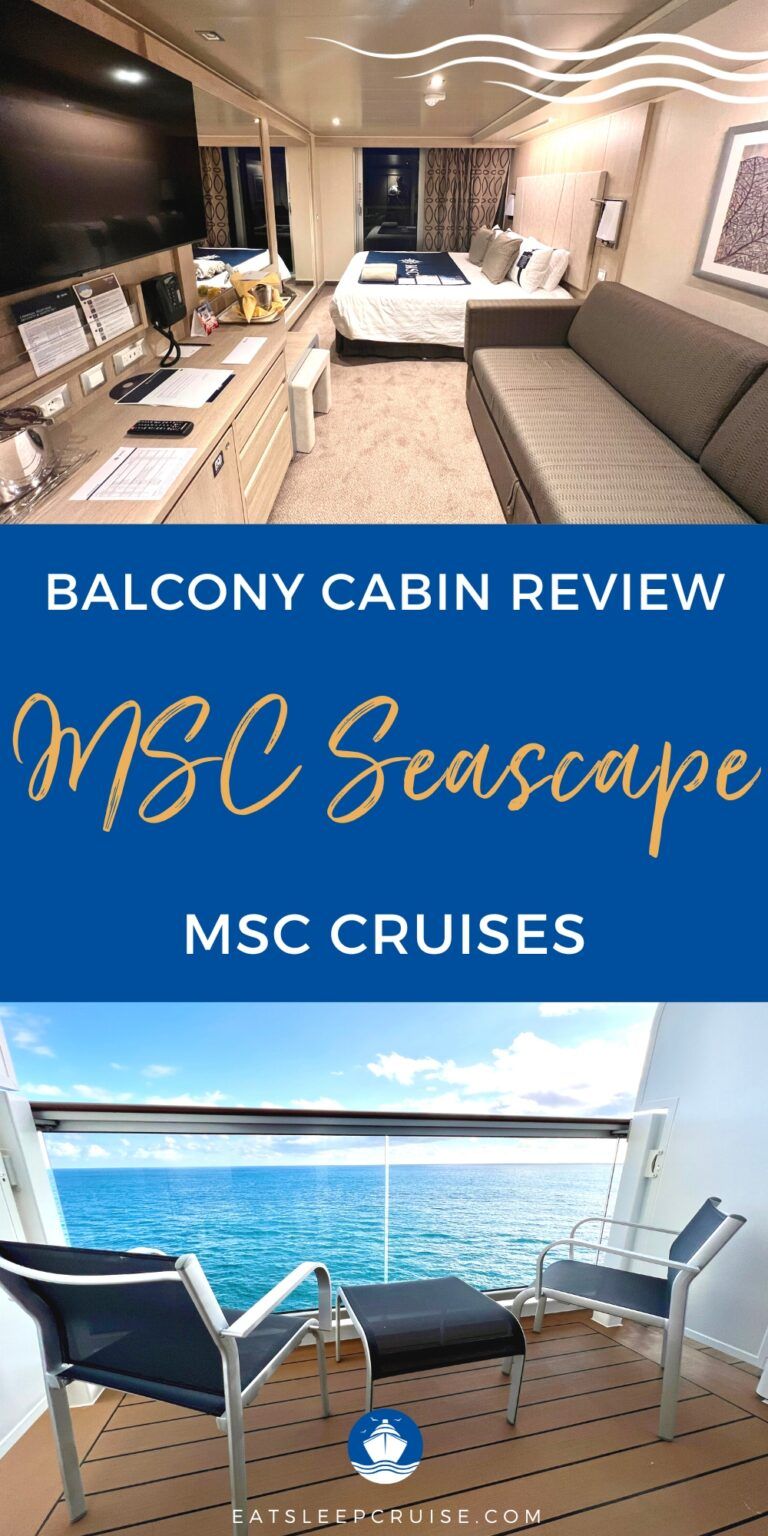 MSC Seascape Balcony Cabin Review | Eat Sleep Cruise