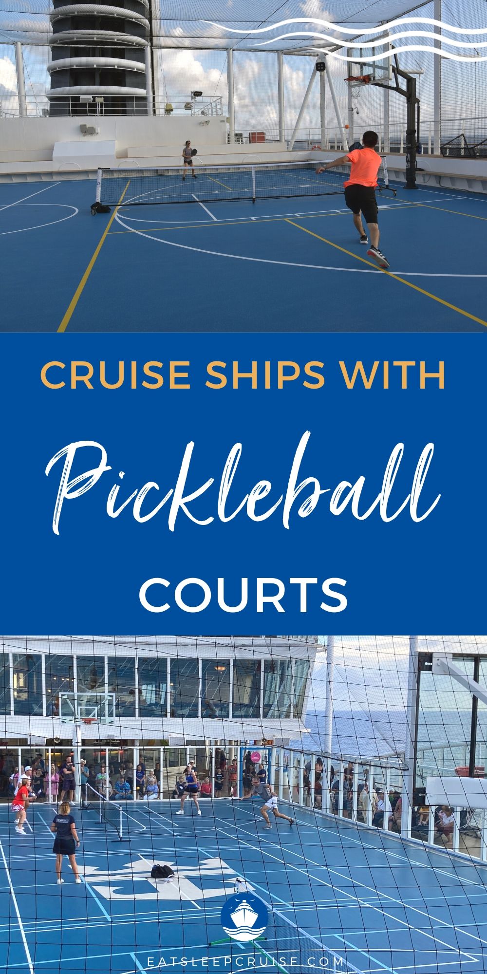 cruise ships with pickleball courts