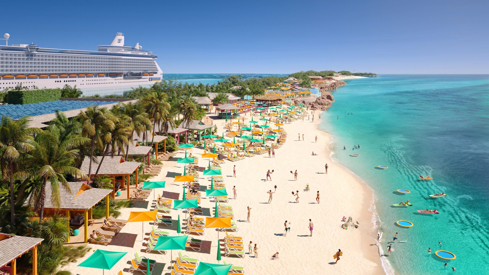Royal Caribbean’s Beach Club in Bahamas Moves Forward for 2025 Opening