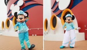 Captain Mickey Mouse and Captain Minnie Mouse Celebrate 25 Years of Disney Cruise