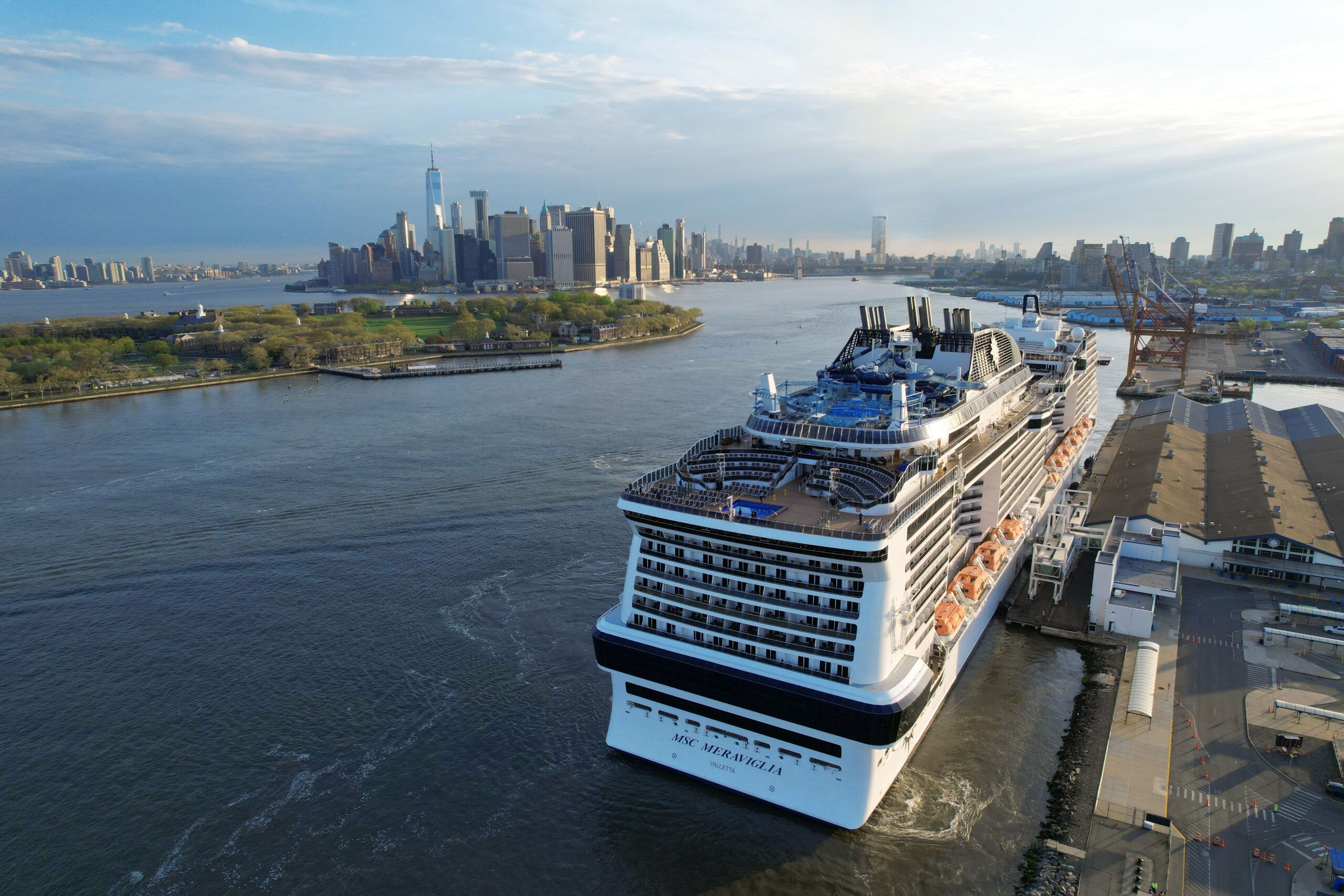 msc cruise line port in new york