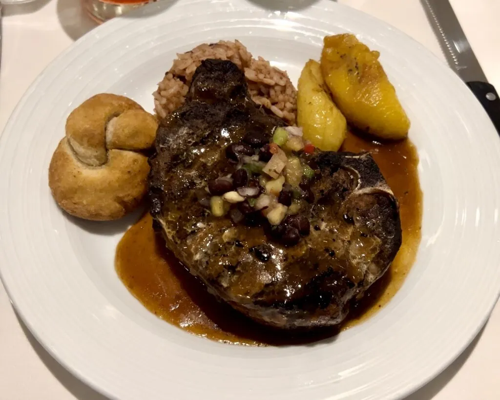 royal caribbean alaska cruise menu