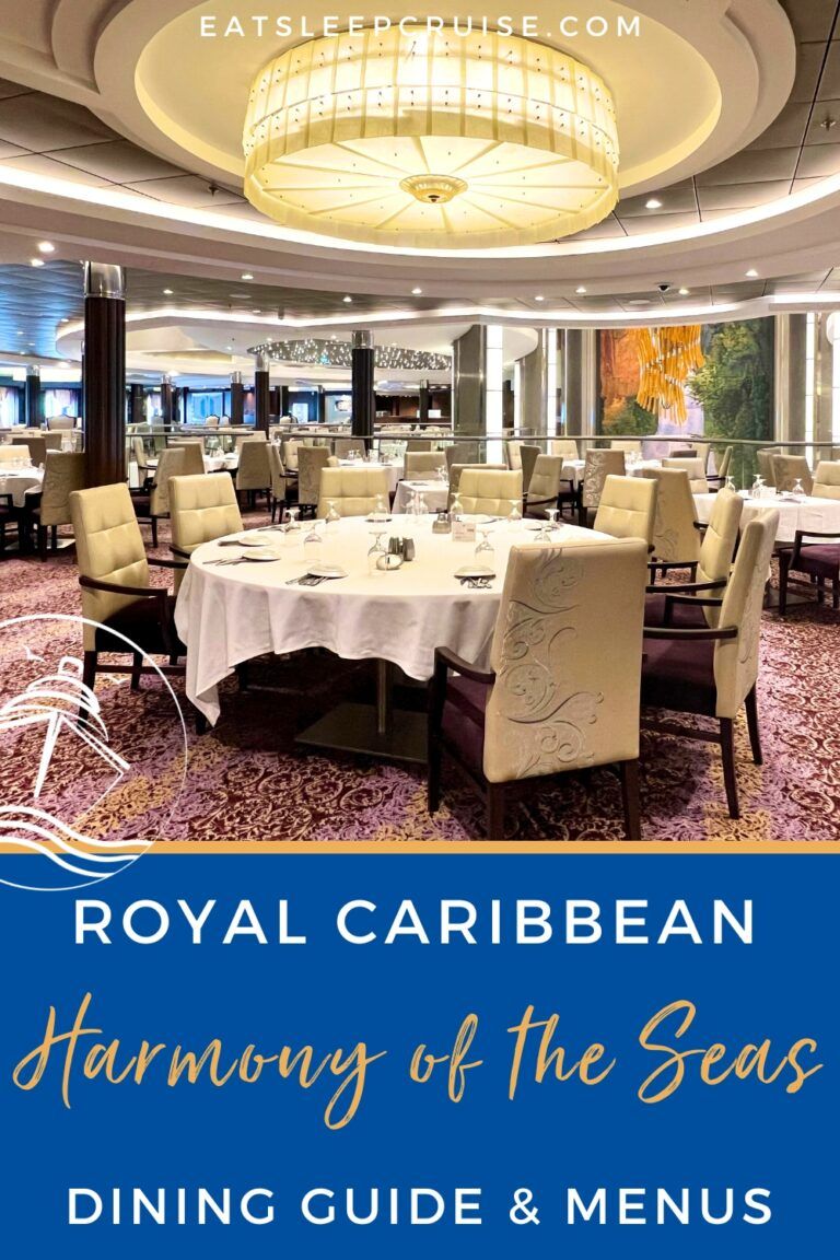 Harmony of the Seas Restaurants Dining Guide with Menus 2