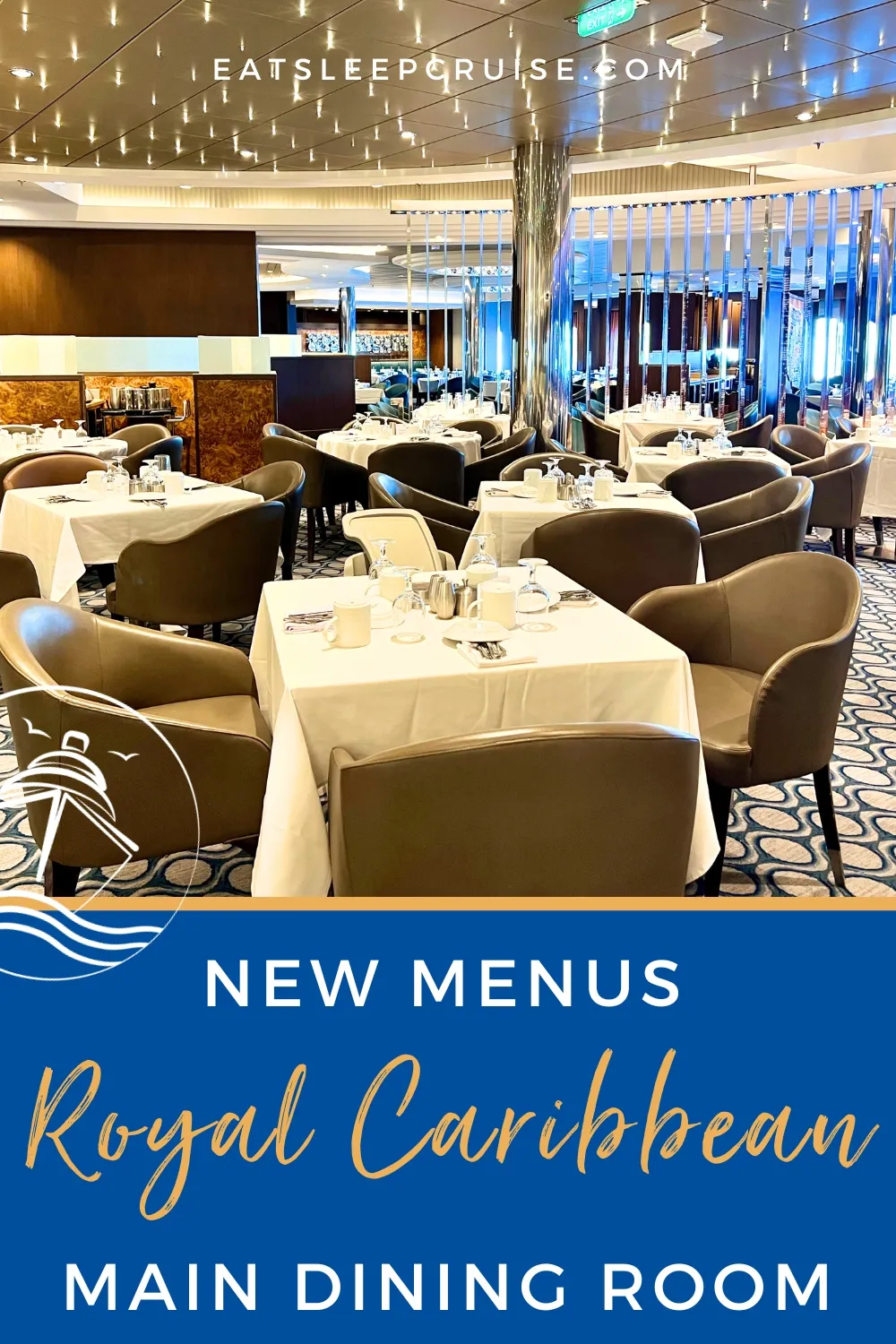 NEW! Royal Caribbean Main Dining Room Menus