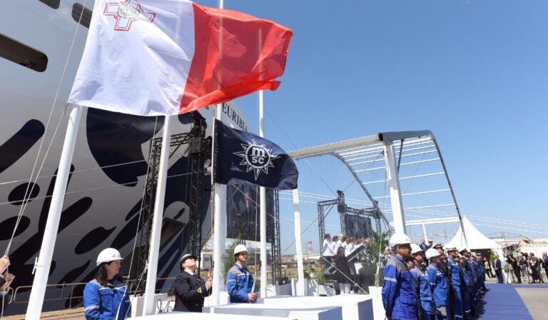 MSC World America Celebrates Key Construction Milestone