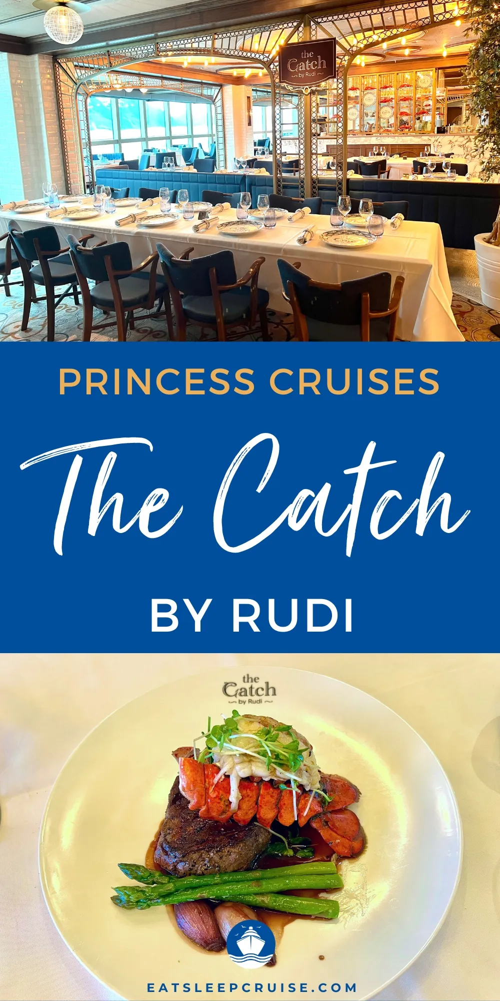 We Just Dined at The Catch by Rudi on Princess Cruises!