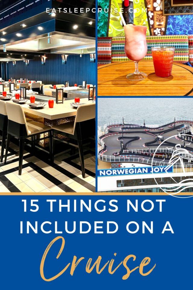 15 Things That Are Not Included in the Price of a Cruise
