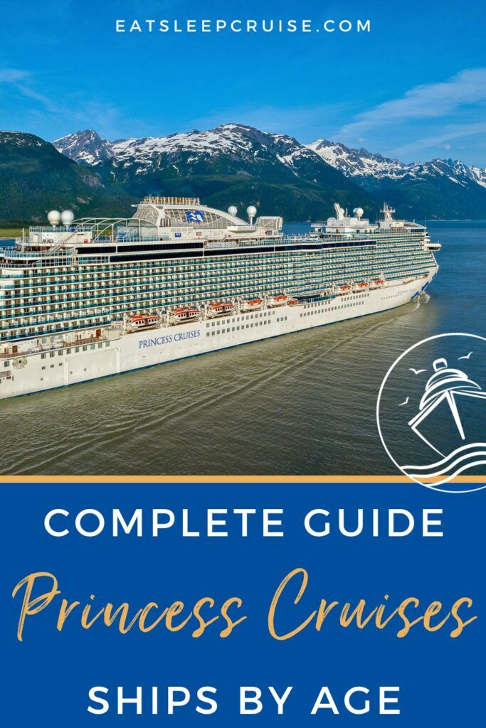 princess cruise ship by year