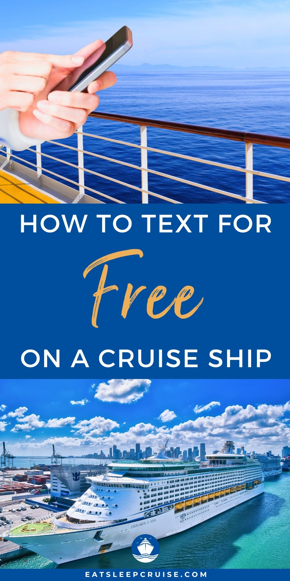 How to Text on a Cruise Ship for Free