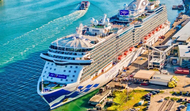 Largest Princess Cruise Ship Ever Homeported in Texas Debuts in Galveston