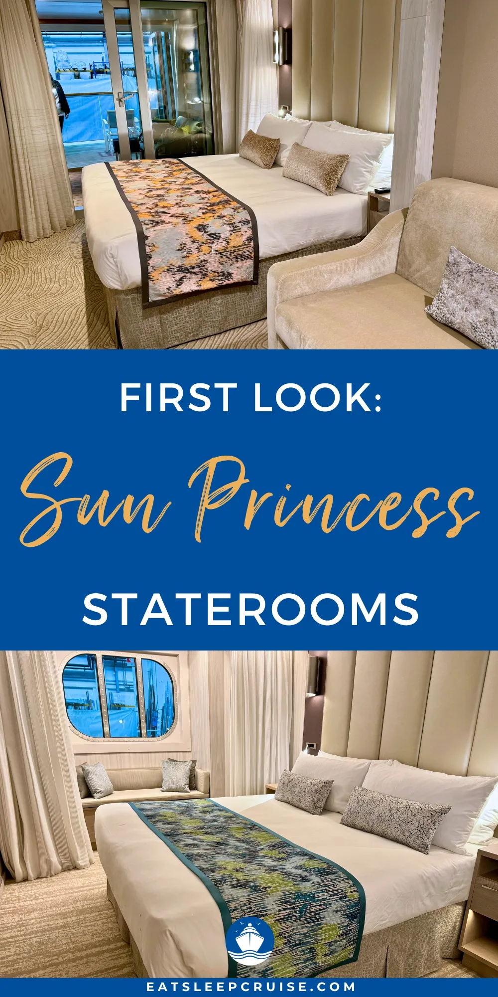 An Exclusive First Look at the Sun Princess Staterooms