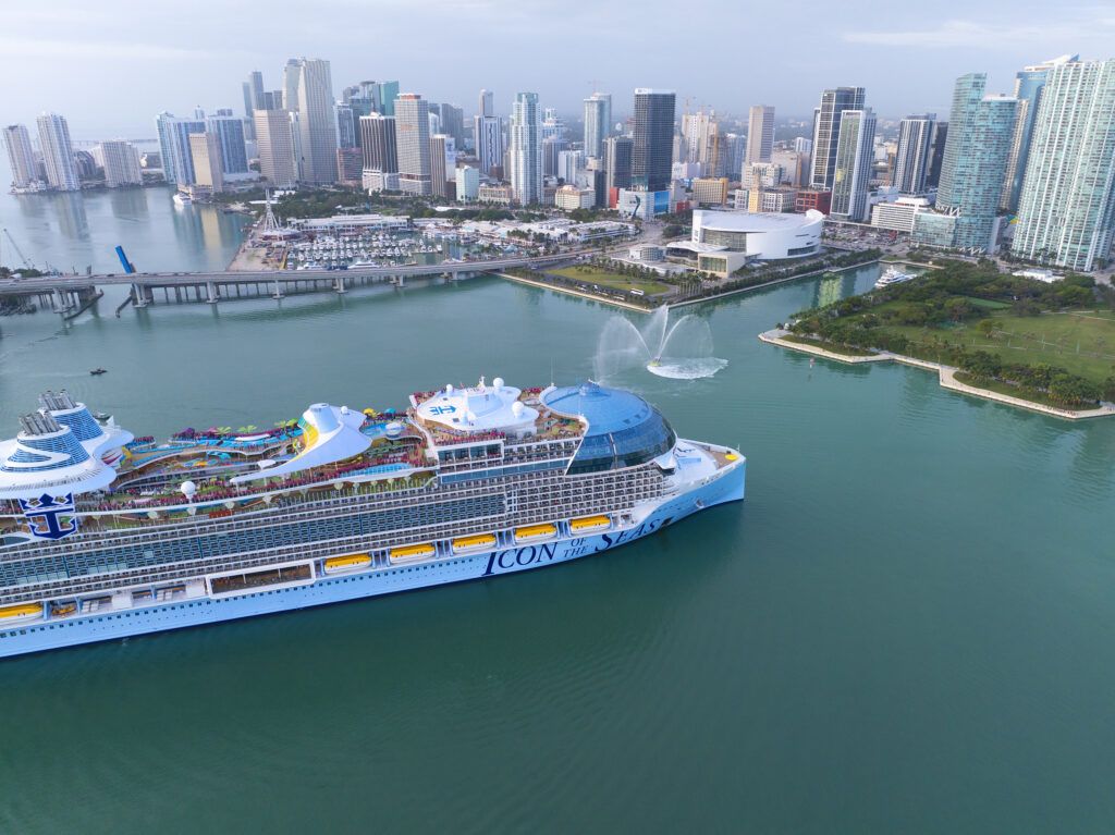 Royal Caribbean's Icon of the Seas Arrives in Miami