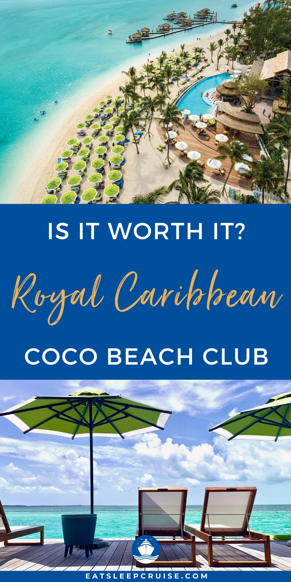 Coco Beach Club on Royal Caribbean's Perfect Day at CocoCay - Is it worth it?