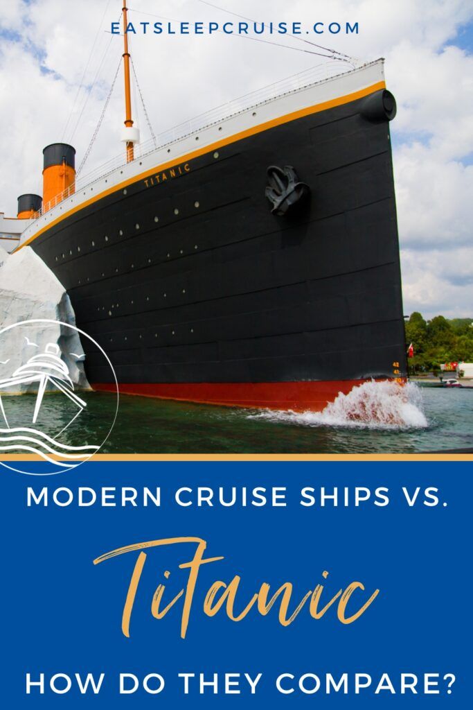 How the Titanic Compares to Modern Cruise Ships