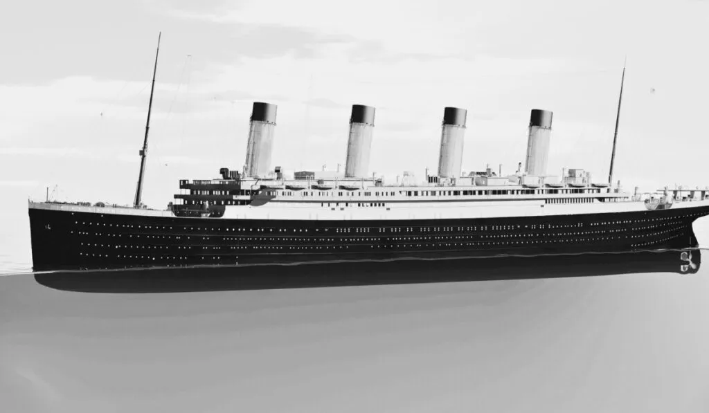 big cruise ship compared to titanic