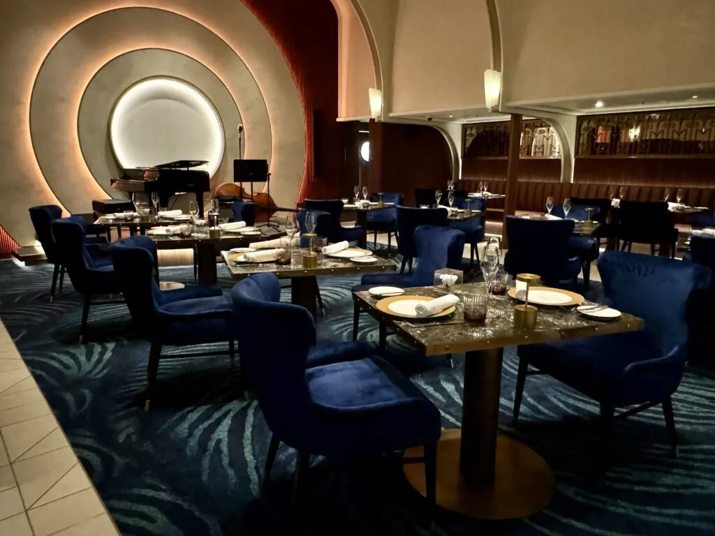Empire Supper Club is one of the dining on Icon of the Seas 