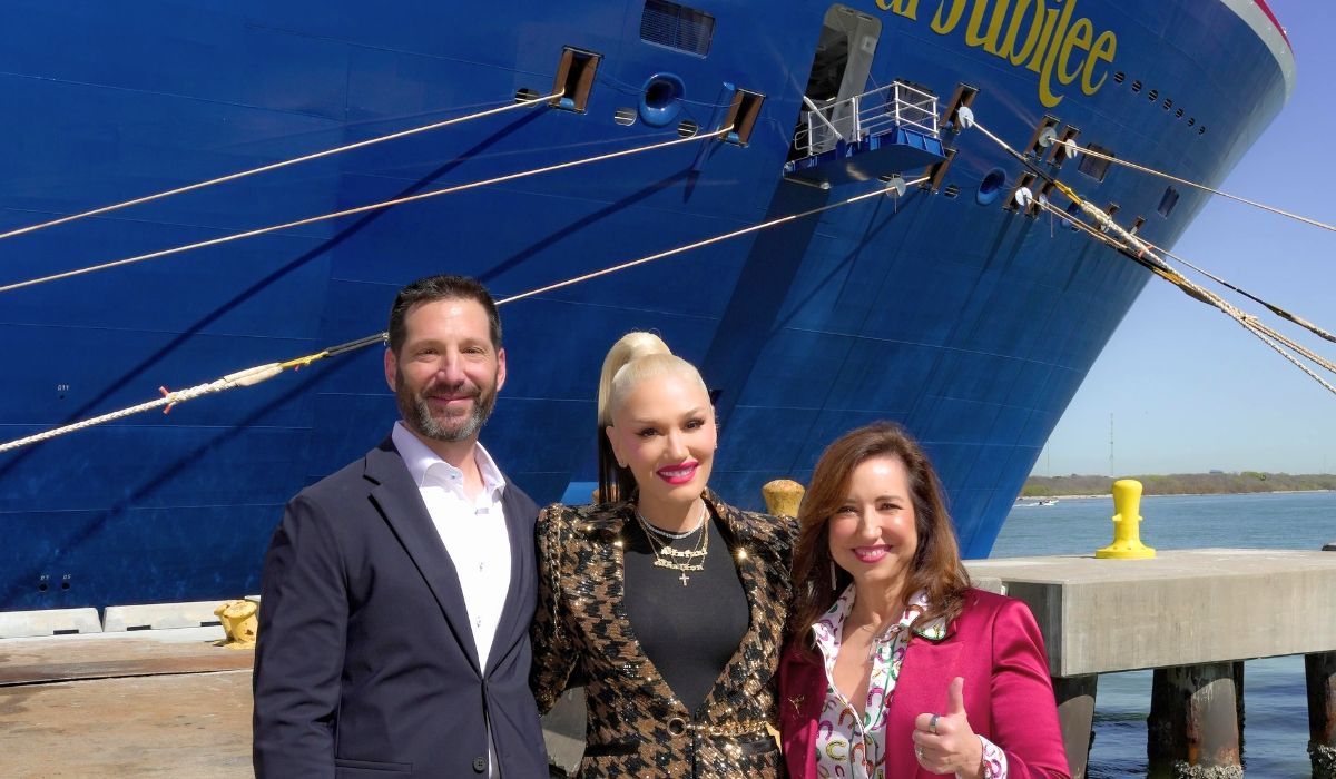 Gwen Stefani Names Carnival Jubilee Marking First Cruise Christening in Galveston