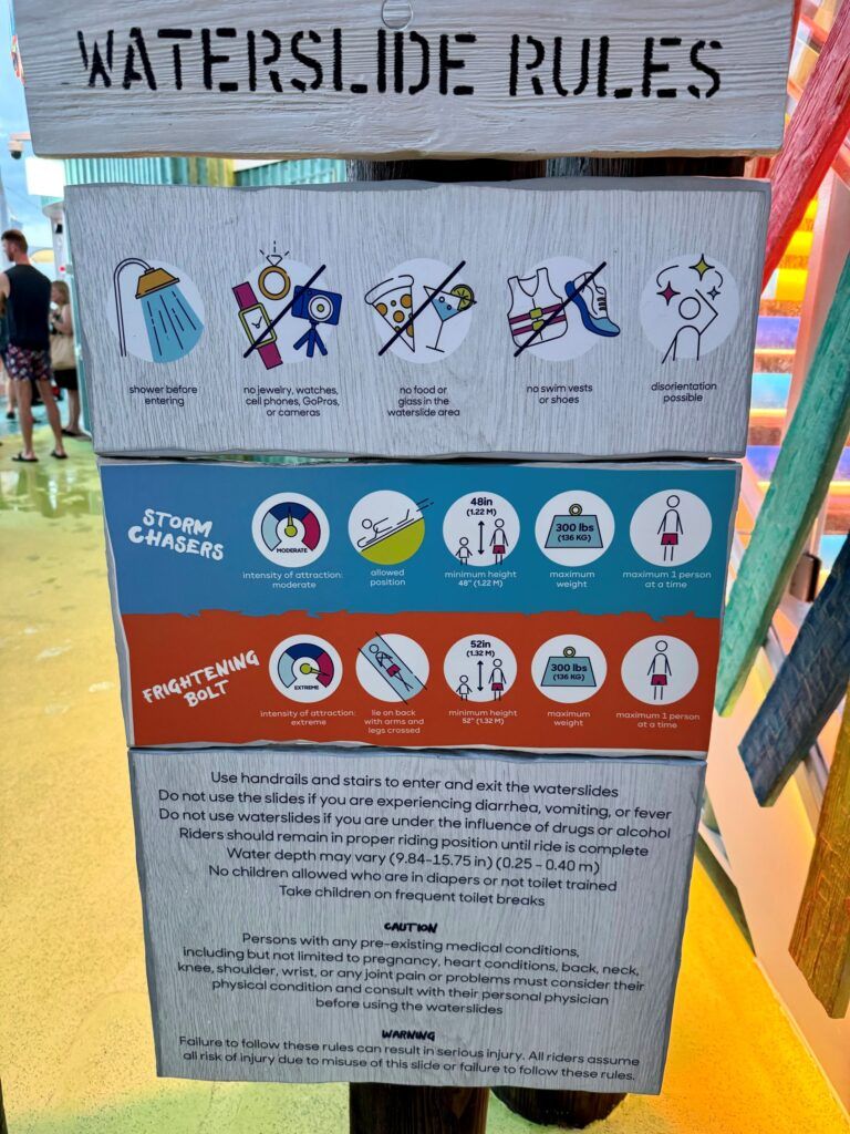 Height and Weight Restrictions at Category 6 Watrerpark