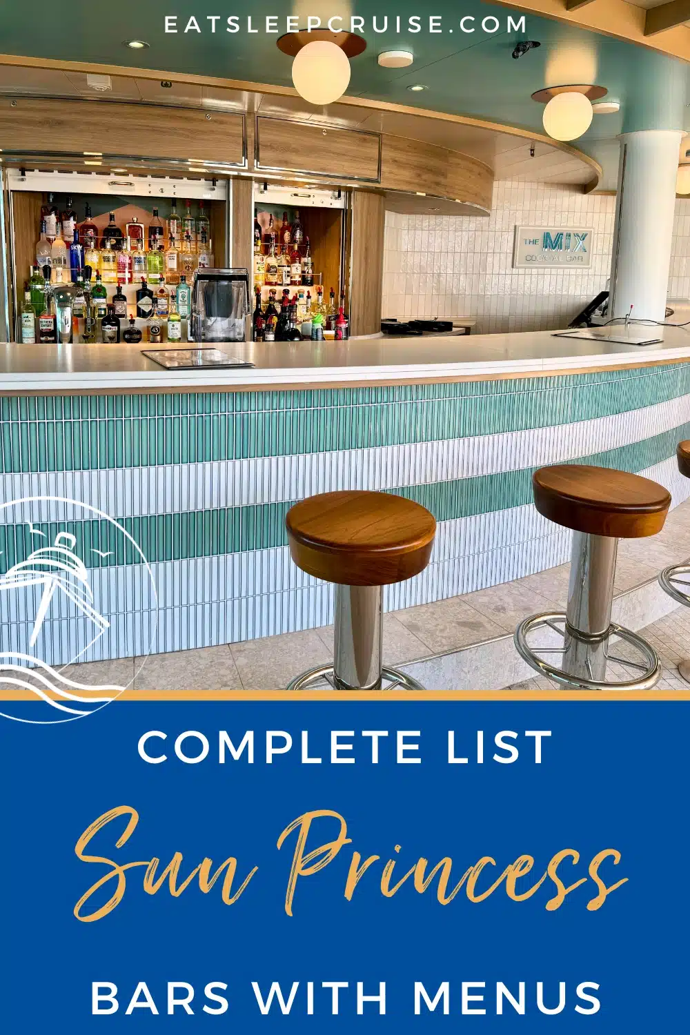 Complete Guide to Sun Princess Bars with Menus and Drink Prices