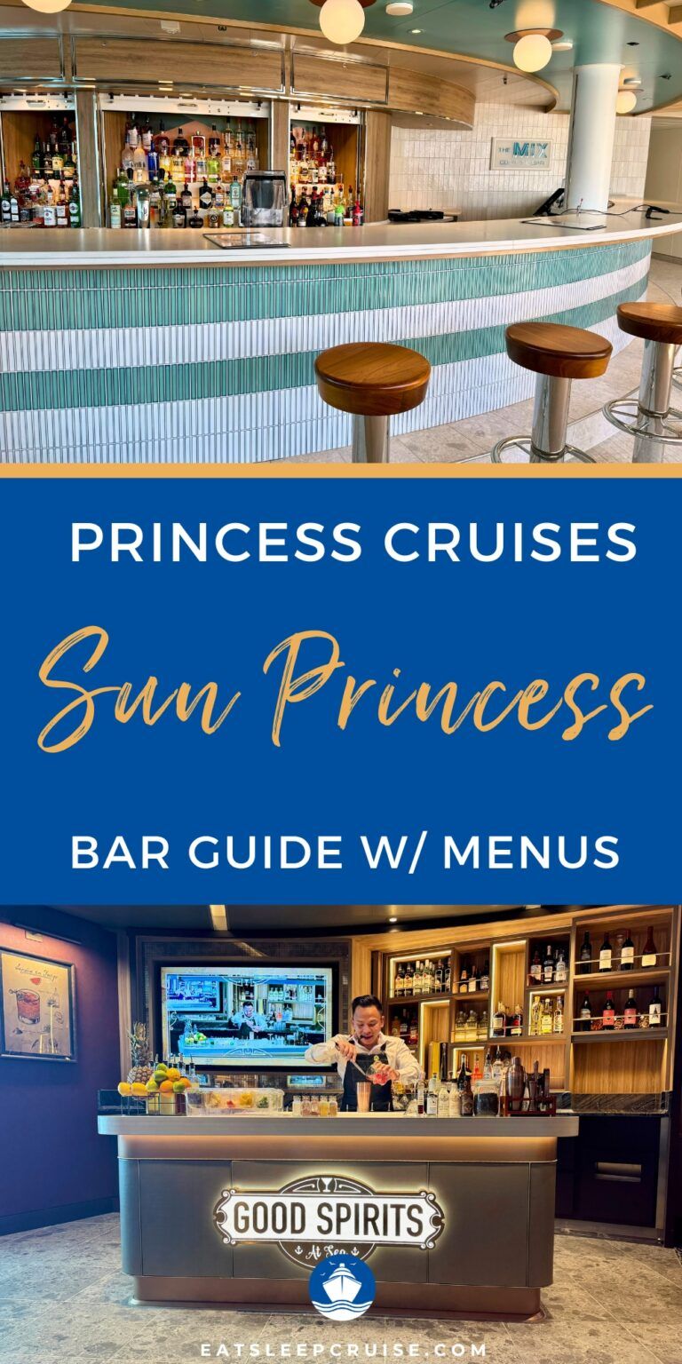 Complete Guide To Sun Princess Bars With Menus And Drink Prices 2 