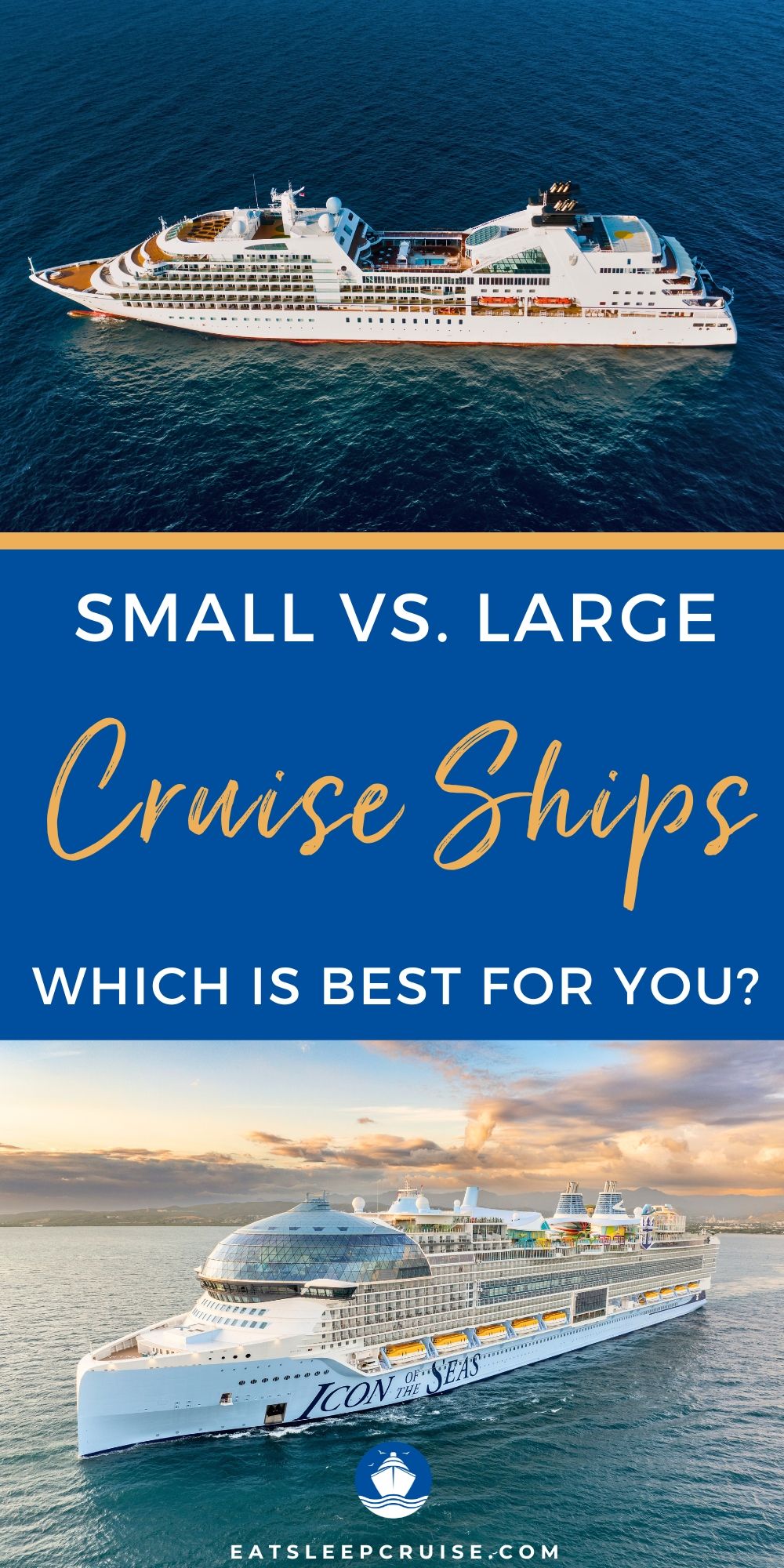 Small Cruise Ships vs. Large Cruise Ships