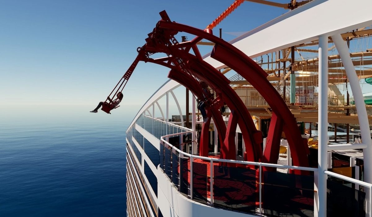 New MSC World America Cruise Ship to Feature Over-Water Swing Ride