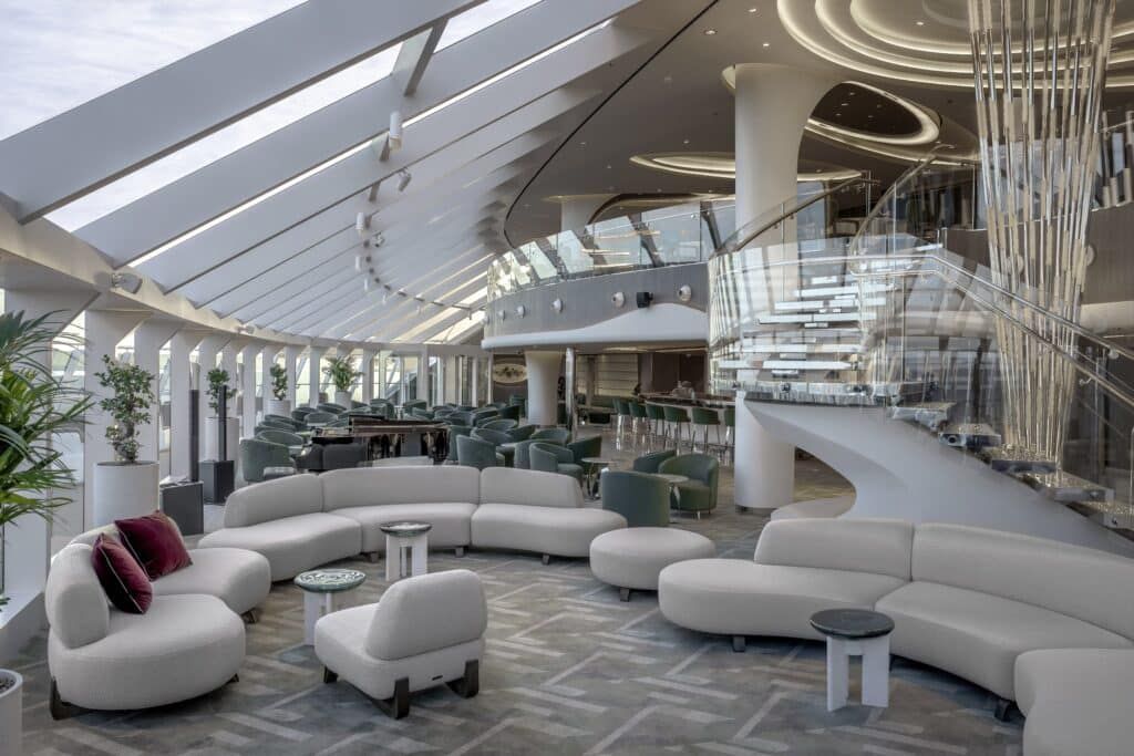msc yacht club top sail lounge msc world europa
