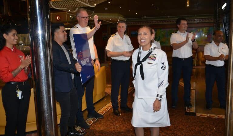 carnival conquest fleet week military women tribute