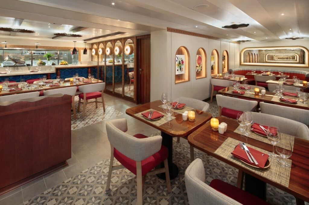 cuadro 44 windstar cruises dining restaurant star breeze