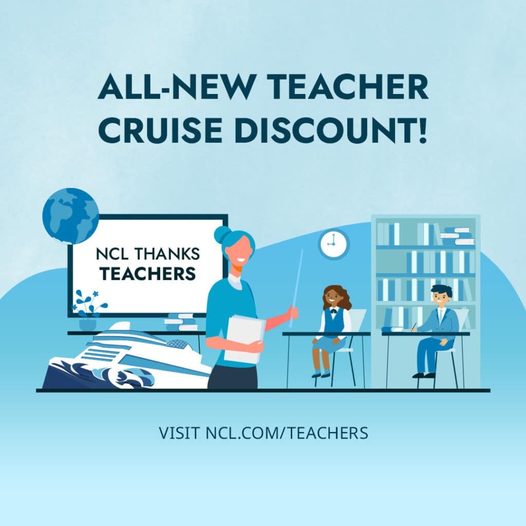 norwegian cruise line teacher discount