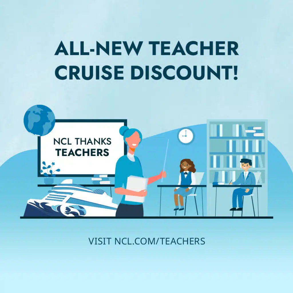 norwegian cruise line teacher discount