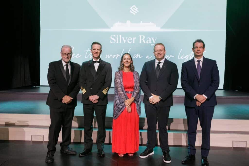 silversea cruises silver ray christening ceremony