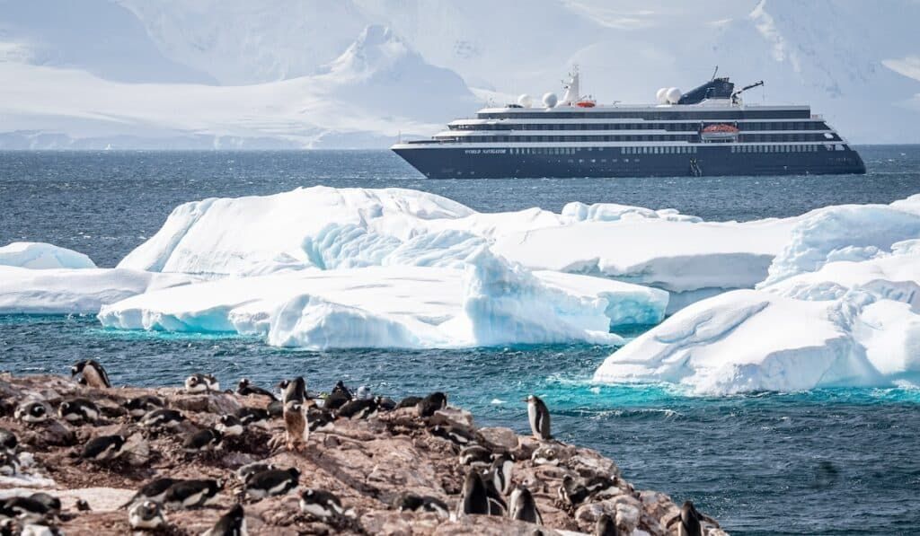 atlas ocean voyages world navigator Antarctica penguins