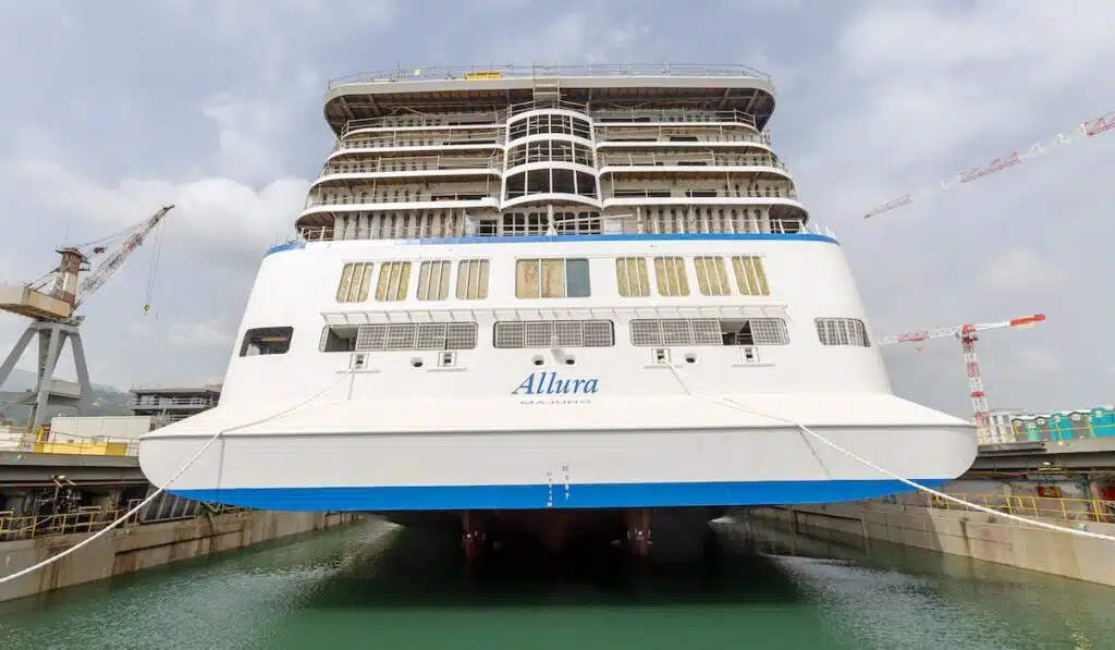 allura float out aft oceania cruises