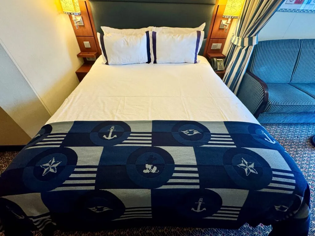 Disney Fantasy Family Deluxe Oceanview Stateroom with Verandah