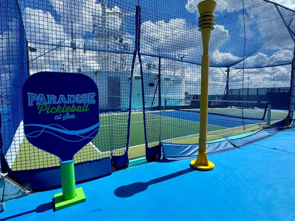 Pickleball Court on Margaritaville at sea