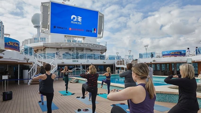 princess cruises pure barre class