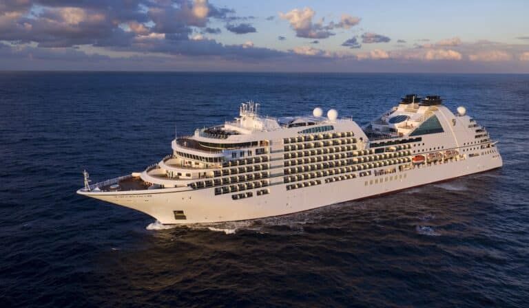 seabourn encore exterior aerial